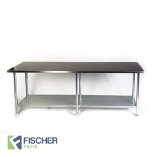 2440 x 760mm Stainless Steel Bench #430 Grade